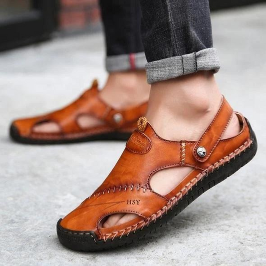 Logan | Orthopedic Leather Sandals