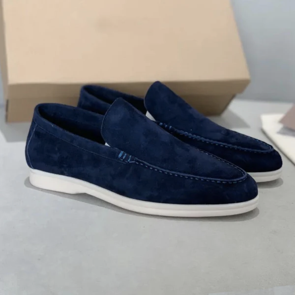 Loro | Suede Loafers