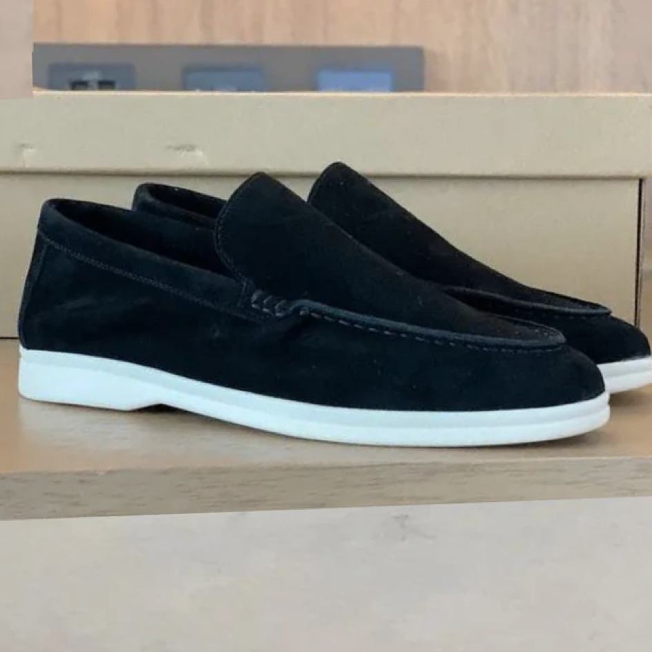 Loro | Suede Loafers