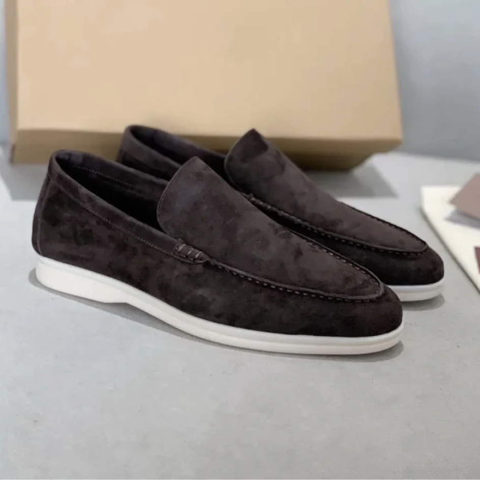 Loro | Suede Loafers